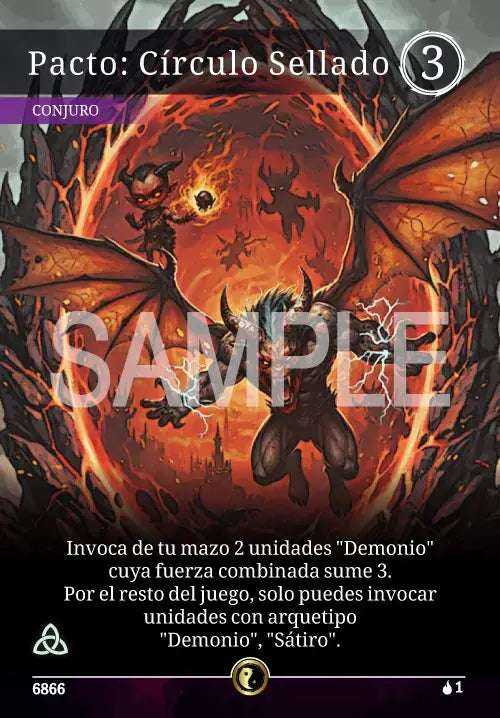 Pacto: Círculo Sellado-CAT017-Rara