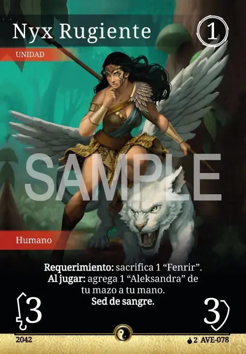 Nyx Rugiente-AVE078-Ultra Rara