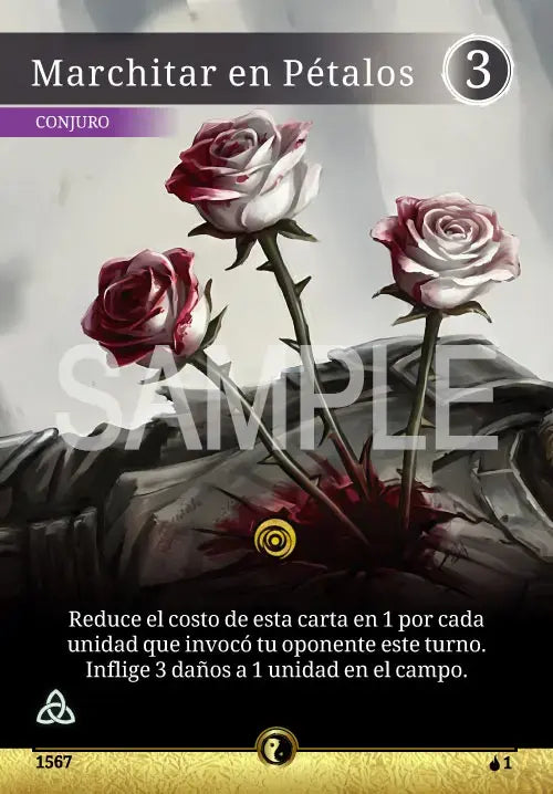 Marchitar en Pétalos-CAT053-Rara