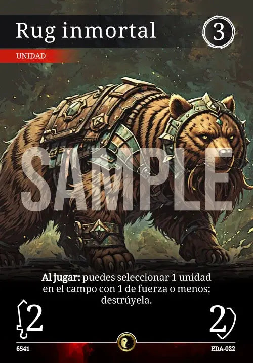 Rug Inmortal (FOIL)-EDA022-Ultra Rara