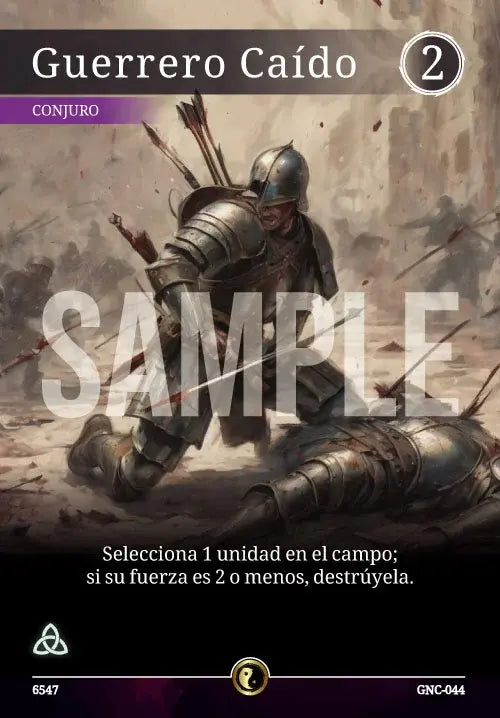 Guerrero Caído-GNC044-Ultra Rara