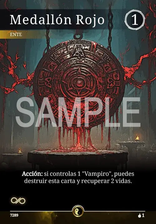 Medallón Rojo-MO005-Común
